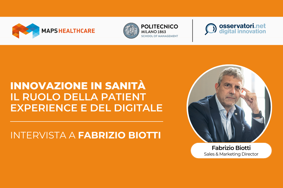 Sharing Experience Maps Healthcare - Intervista A Biotti Patient Experience 